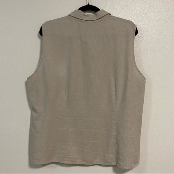 Erika Women Linen Blend Shirt Size 1X - Picture 3 of 10